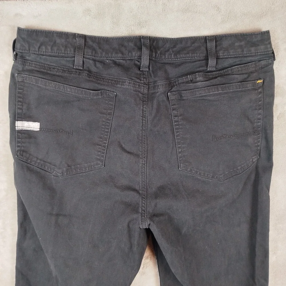 Ariat Rebar Perfect Rise Straight Jeans Mens‎ 33L(35x34) Black Western Workwear